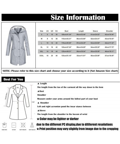 Rain Coat For Women Waterproof,2023 Trendy Lightweight Hooded Zip Windbreaker Jackets Travel Hiking Outdoor Coats D-beige $9....