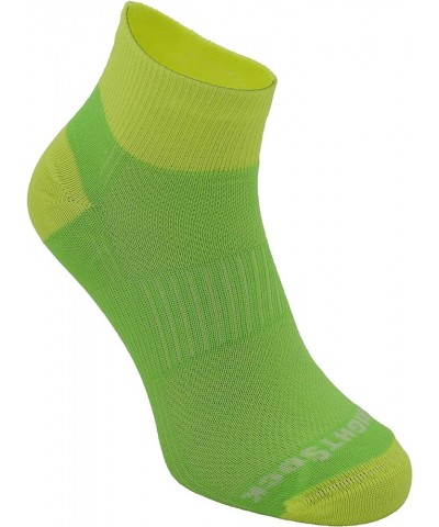 Coolmesh II Lo_Quarter Blister Free Socks Lemon/Lime $10.29 Activewear