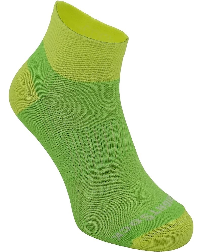 Coolmesh II Lo_Quarter Blister Free Socks Lemon/Lime $10.29 Activewear