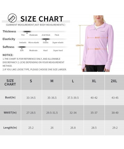 Women's UPF 50+ Sun Protection Hoodie Jacket Long Sleeve Sun Shirts Hiking Outdoor Performance with Pockets Pink $12.59 Jackets