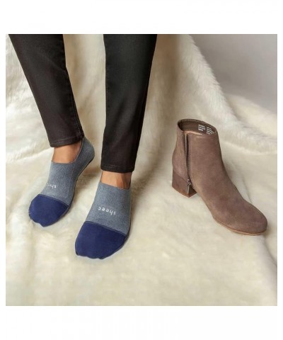 Fleece Lined Socks | No Show Womens Fleece Lined Socks Bundle Pack and Single Blue Gray (1pair) $10.73 Socks