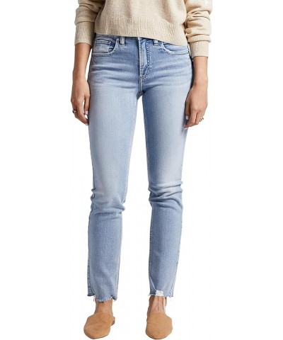 Women's Most Wanted Mid Rise Straight Leg Jeans Light Wash Scv112 $16.47 Jeans