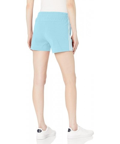 Women's Essentials Slim 3-Stripes Shorts Bliss Blue/White $13.11 Activewear