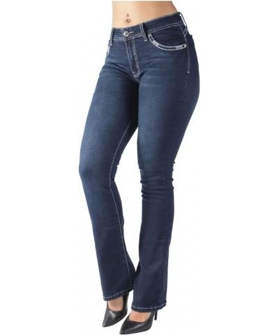 The Sexy Flare Bootleg Ripped Premium Bootcut Women Jeans Washed Dark Blue (3778) $27.53 Jeans