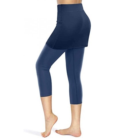 Leggings for Women Fitness Women's Workout Yoga Running Pants Pants Leggings with Pockets for Women Cold Weather 3-navy $10.0...