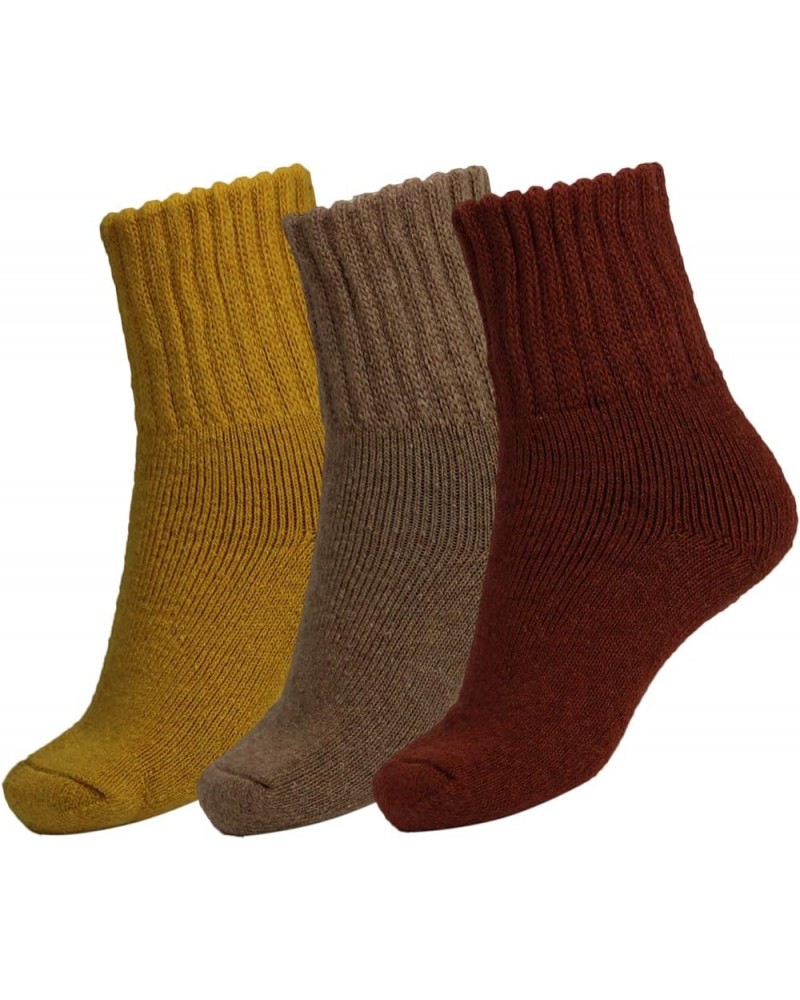 Boot Socks for Women Winter Solid Thick Warm Socks Cozy Crew Socks Christmas Gift Mix-color 4 $9.02 Activewear