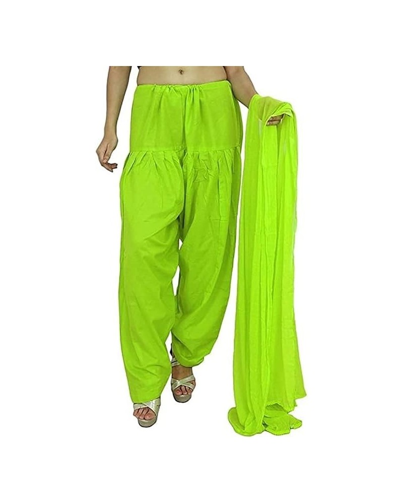 womens Stylish Patiala Salwar Lyril-green $10.77 Activewear