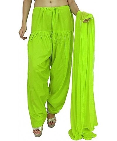 womens Stylish Patiala Salwar Lyril-green $10.77 Activewear