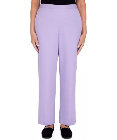 Women's Womens Corduroy Pull-On Straight Leg Regular Length Pant Lilac $35.64 Pants