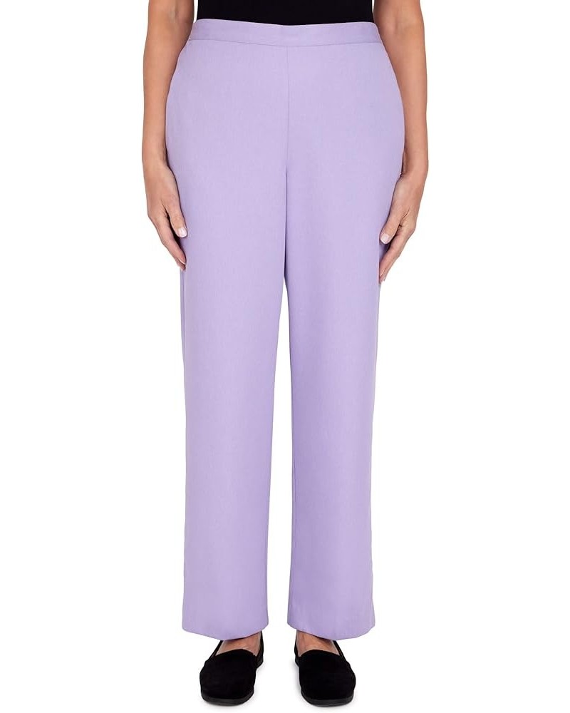 Women's Womens Corduroy Pull-On Straight Leg Regular Length Pant Lilac $35.64 Pants