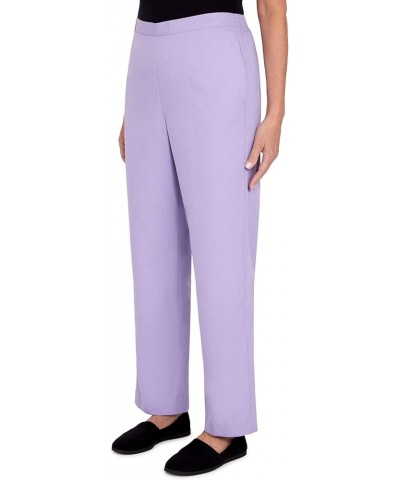 Women's Womens Corduroy Pull-On Straight Leg Regular Length Pant Lilac $35.64 Pants