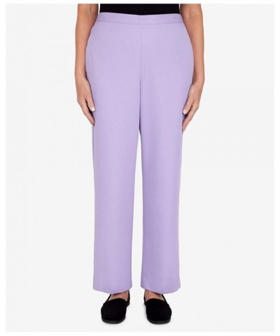 Women's Womens Corduroy Pull-On Straight Leg Regular Length Pant Lilac $35.64 Pants