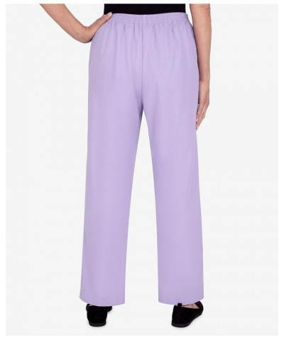 Women's Womens Corduroy Pull-On Straight Leg Regular Length Pant Lilac $35.64 Pants