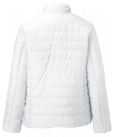 down Jackets 2022 Autumn And Winter Ladies Cotton Padded Jacket Female Gradient Long Sleeve Jacket Women Short White $17.70 J...