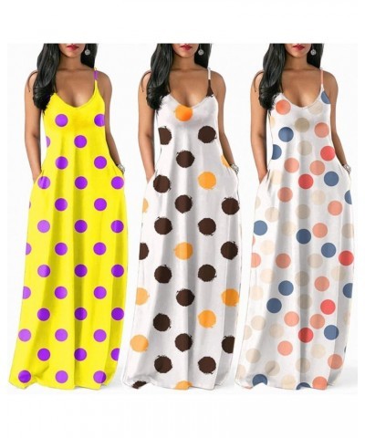 Dress for Women,Women's Summer Cold Shoulder Floral Sundress Casual Long Maxi Dress with Pocket Z5-multicolor $6.90 Dresses