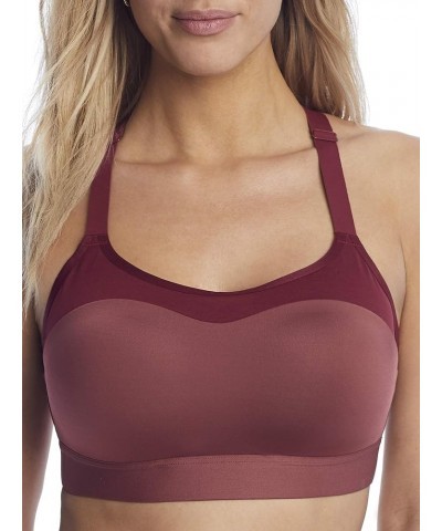 Dare Racerback Women's Run Bra for High Impact Running, Workouts and Sports with Maximum Support Terracotta/Deep Terracotta $...