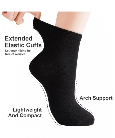 Women Cotton Crew Socks,10-Pairs Thin Casual Dress Socks for Business,Trouser, Breathable Soft running Ankle Socks 01black(10...