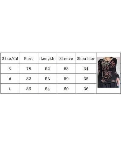 Women Y2k Long Sleeve Tops Fairy Grunge Graphic Tee Shirts Fairycore Aesthetic Fall Clothes Harajuku 90s Streetwear Fetfyuy-b...