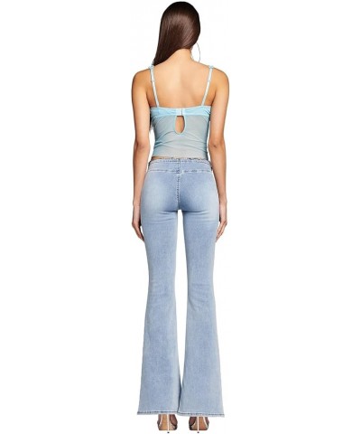 Low Waisted Jeans for Women Aesthetic Vintage Baggy Pants Wide Leg Casual Trousers 2022 Trendy E-Girl Clothes R3-light Blue $...