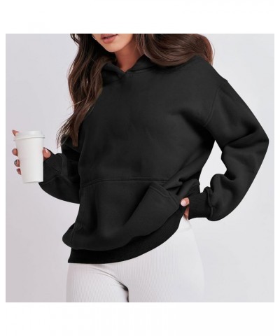 Womens Oversized Hoodies Fleece Sweatshirts Long Sleeve Pullover Fashion Fall Clothes With Pocket Stylish Hoodies For Women 4...