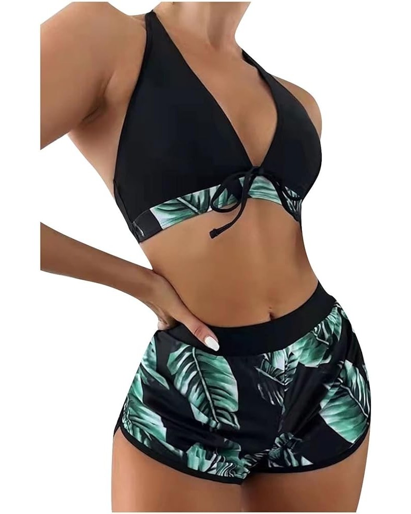 Tankini Bathing Suits for Women 2 Piece Bikinis Coverups Tummy Control Swimsuits Tank Tops Bathing Suits with Shorts 07-green...