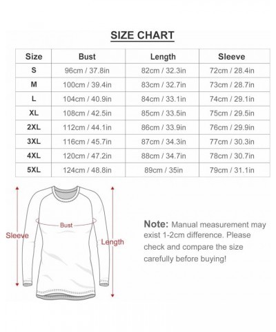 Women Long Sleeve Casual Loose Tops Tee Pattern 382 $11.00 T-Shirts