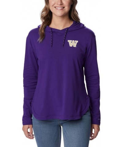 Women's Collegiate Sun Trek Hooded Pullover Uw - Uw Purple $14.47 Activewear