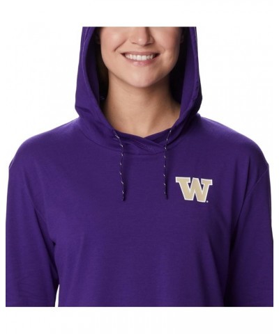 Women's Collegiate Sun Trek Hooded Pullover Uw - Uw Purple $14.47 Activewear