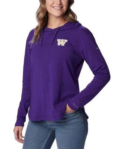 Women's Collegiate Sun Trek Hooded Pullover Uw - Uw Purple $14.47 Activewear