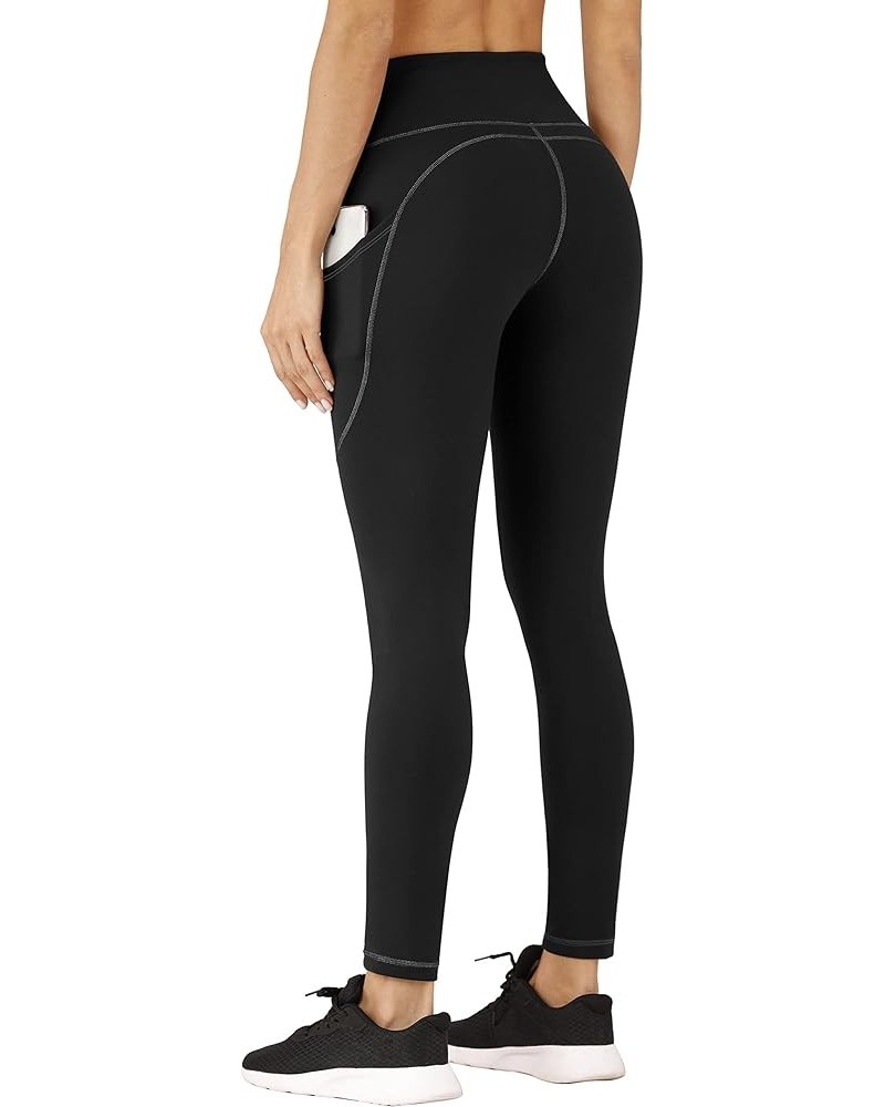 Yoga Pants with Pockets for Women High Waisted Workout Leggings for Women Leggings with Pockets Black $10.39 Activewear