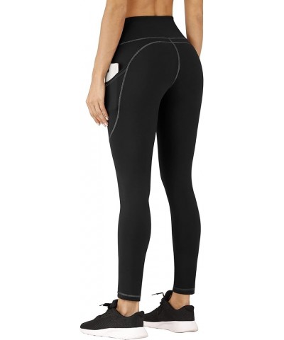 Yoga Pants with Pockets for Women High Waisted Workout Leggings for Women Leggings with Pockets Black $10.39 Activewear