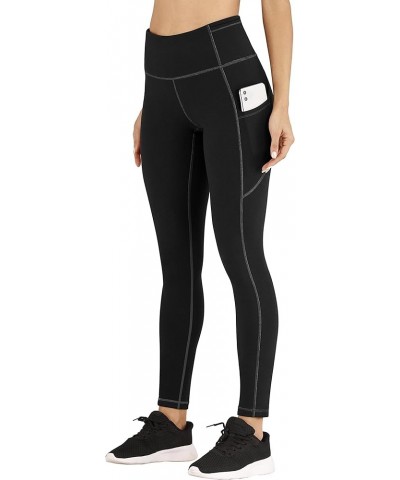 Yoga Pants with Pockets for Women High Waisted Workout Leggings for Women Leggings with Pockets Black $10.39 Activewear