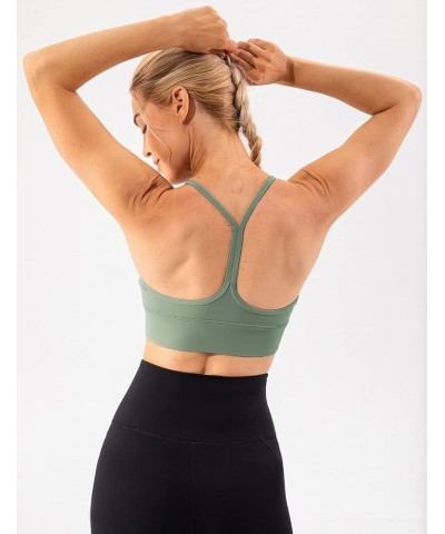 Women's Studio Essential Y-Back Sports Bras Spaghetti Strappy Workout Yoga Bra Seafoam Green $10.50 Lingerie