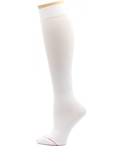 Women's 3-Pack Cats, Dots, Dogs Compression Socks Sockshosiery Solid White $16.95 Activewear