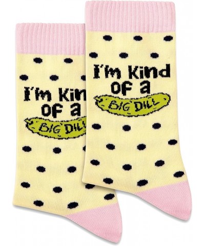 Just Dill With It Socks, Socks for women, Pickle Socks, Funny Socks, Crazy Socks. I'm Kind of a Big Dill (054) Cotton $9.87 A...