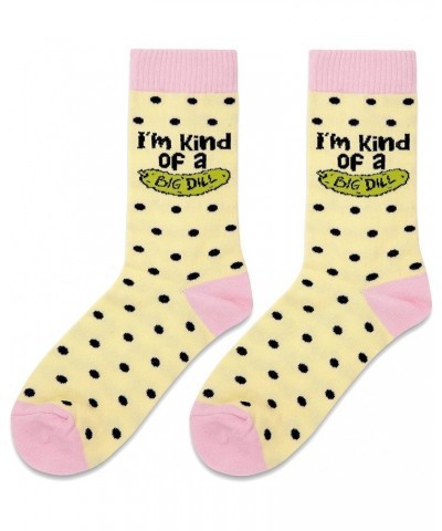 Just Dill With It Socks, Socks for women, Pickle Socks, Funny Socks, Crazy Socks. I'm Kind of a Big Dill (054) Cotton $9.87 A...