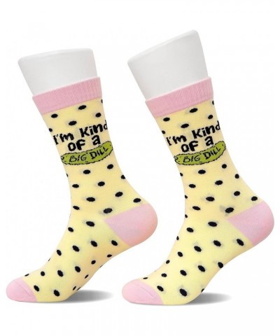 Just Dill With It Socks, Socks for women, Pickle Socks, Funny Socks, Crazy Socks. I'm Kind of a Big Dill (054) Cotton $9.87 A...