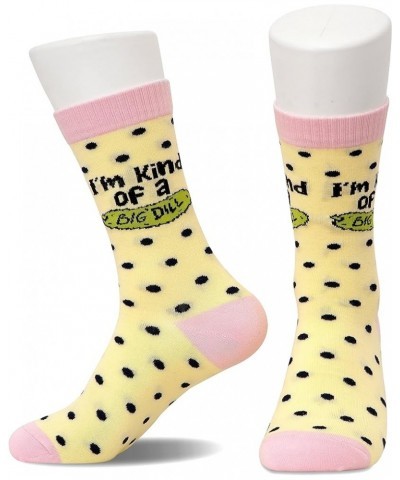 Just Dill With It Socks, Socks for women, Pickle Socks, Funny Socks, Crazy Socks. I'm Kind of a Big Dill (054) Cotton $9.87 A...