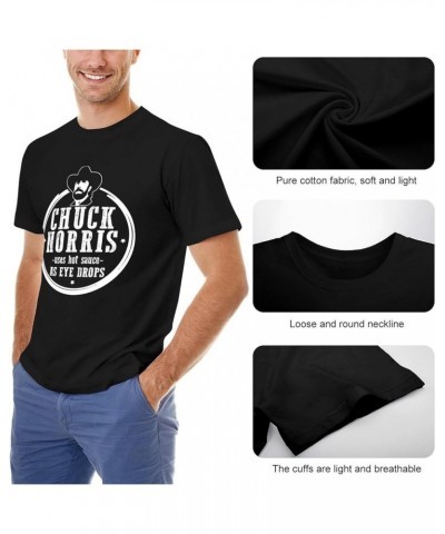 Chuck Norris Uses Hot Sauce As Eye Drops Men's Basic Short Sleeve T-Shirt Cotton Unisex T Shirt R2 $12.00 T-Shirts