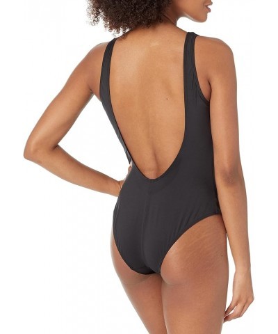 Women's Standard One Piece Swim Suit Black $30.99 Swimsuits