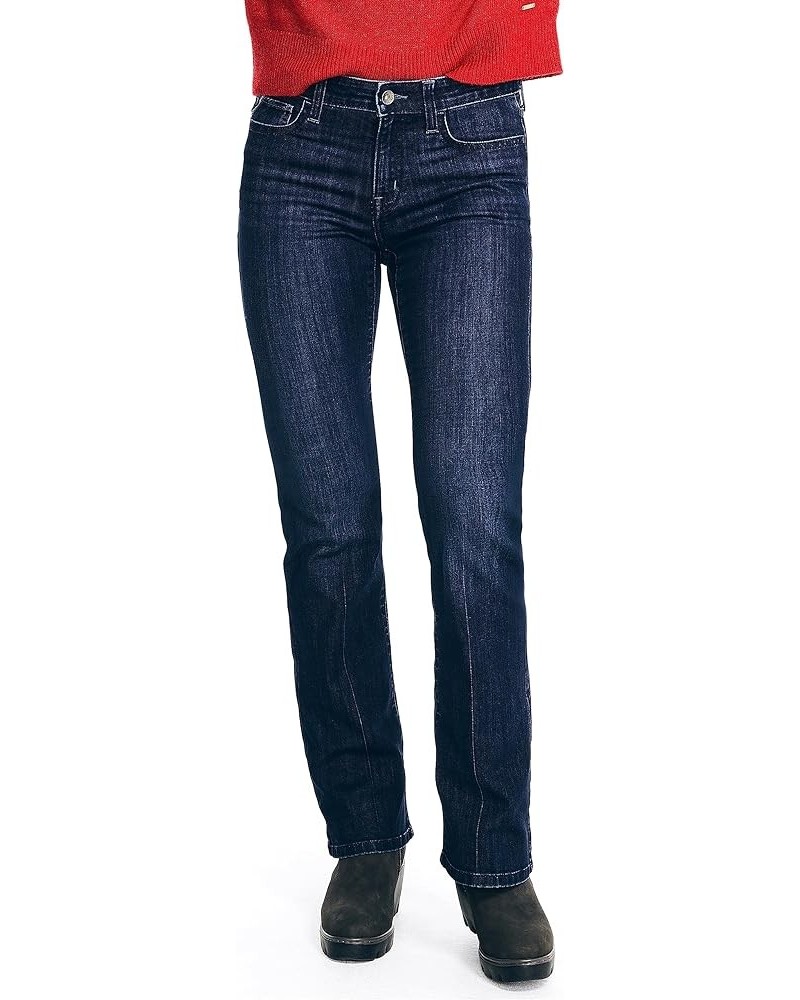 Women's Jeans Co. Sustainably Crafted True Flex Mid-Rise Bootcut Denim Bergen Blue Wash $11.43 Jeans