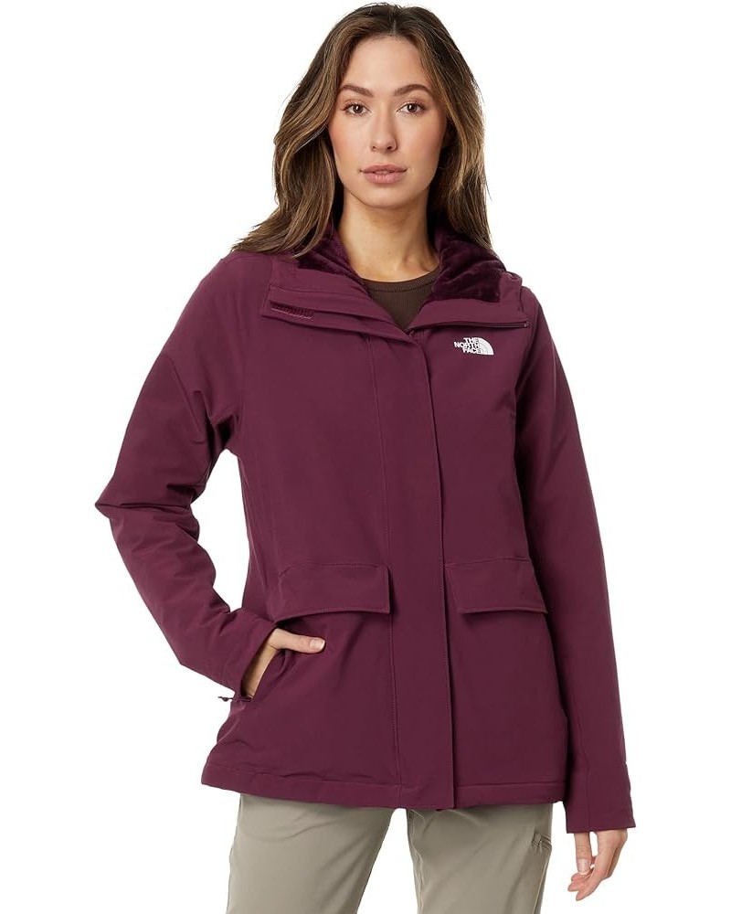 Women's Shelbe Raschel Insulated Hoodie Boysenberry $59.27 Activewear