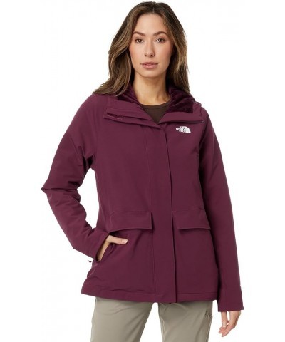 Women's Shelbe Raschel Insulated Hoodie Boysenberry $59.27 Activewear