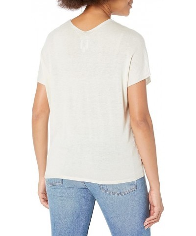 Women's Relaxed V Sweater Tee Pale Sisal $40.47 Sweaters