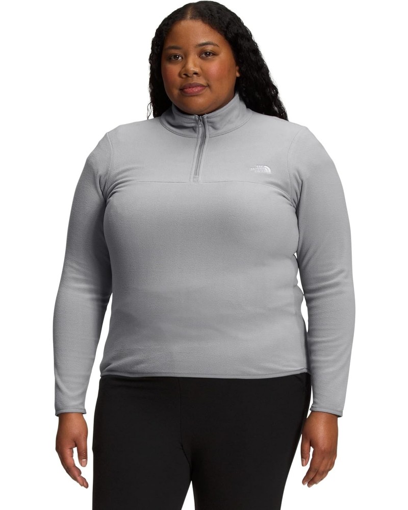 Women's Plus TKA Glacier Fleece ¼ Zip, Mid Grey, 1X $31.33 Jackets