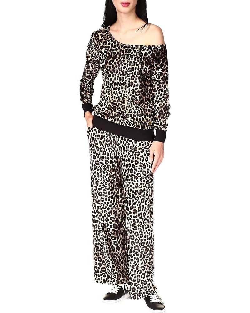 Cheetah Straight Leg Pants Dark Camel $26.08 Pants