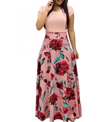 Maxi Dresses for Women 2023 Short Sleeve Sleeveless Maxi Dress Casual Loose Empire Waist Long Dresses with Pockets D-color3 $...