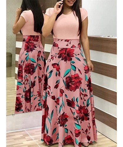 Maxi Dresses for Women 2023 Short Sleeve Sleeveless Maxi Dress Casual Loose Empire Waist Long Dresses with Pockets D-color3 $...