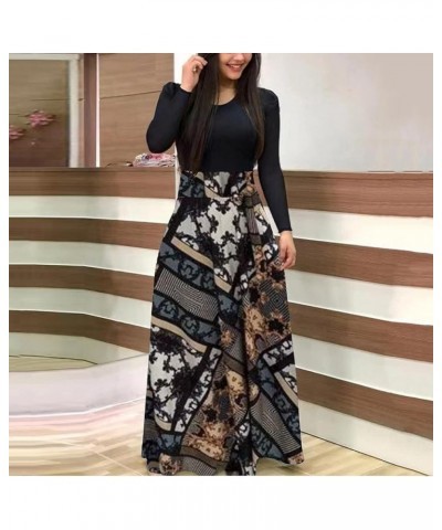 Women's Mini Dresses Sexy Holiday Party Splice Maxi Dresses Flower Colorblock Swing Dress Maxi Wrap Summer Khaki $10.34 Dresses