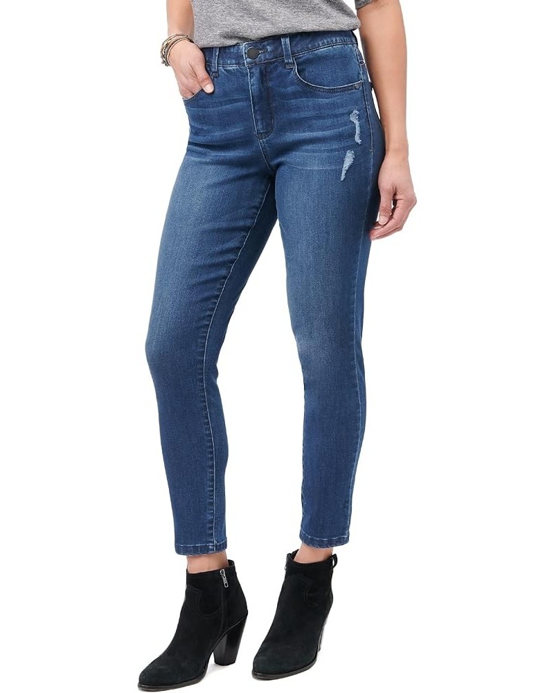 Women's Ab Solution High Rise Ankle Jean Blue Vintage $25.00 Jeans